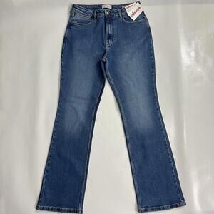 Wrangler High Rise Bold Boot Jeans Women's 10/30/32 Dark Blue Western